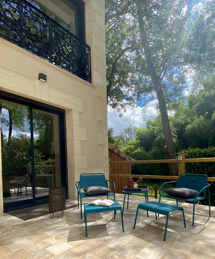 La Maison L'Eperon, Stylish 5 Star Villa Surrounded By Vineyard Near Saint Emilion Verac Exterior photo