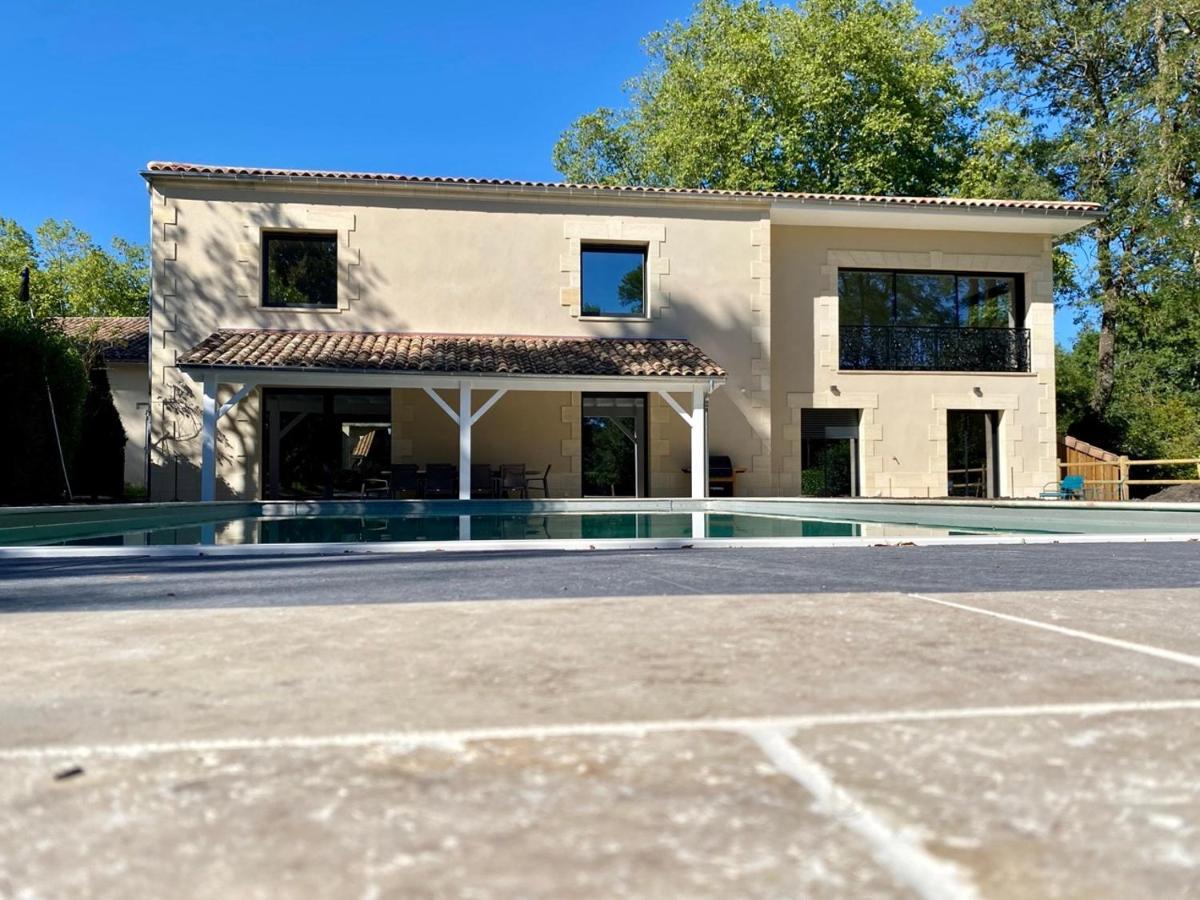 La Maison L'Eperon, Stylish 5 Star Villa Surrounded By Vineyard Near Saint Emilion Verac Exterior photo