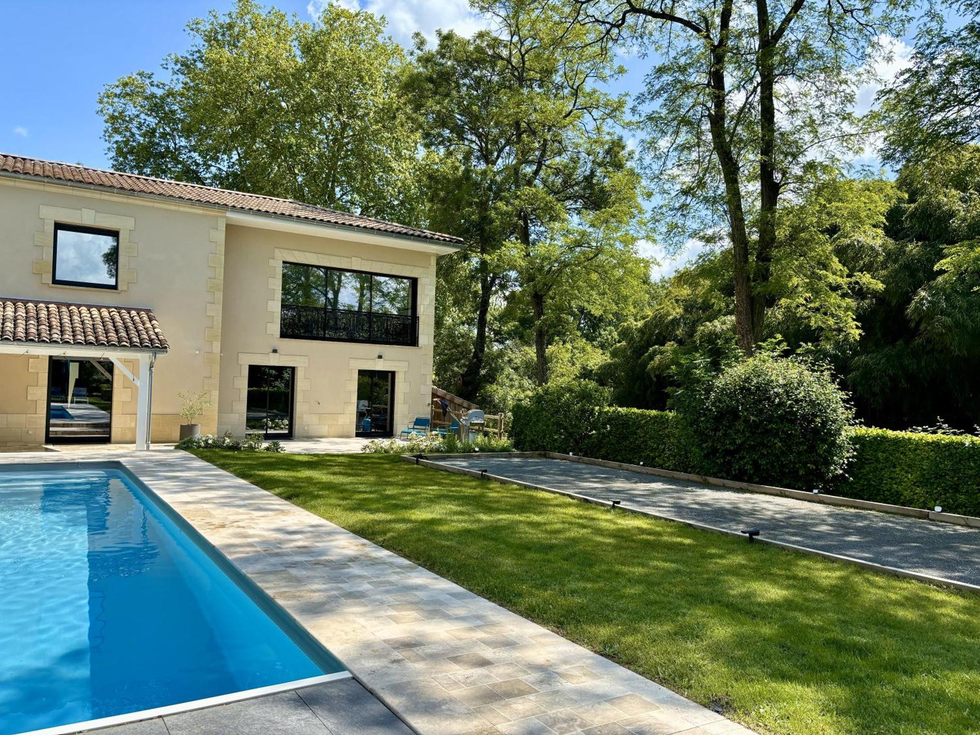 La Maison L'Eperon, Stylish 5 Star Villa Surrounded By Vineyard Near Saint Emilion Verac Exterior photo